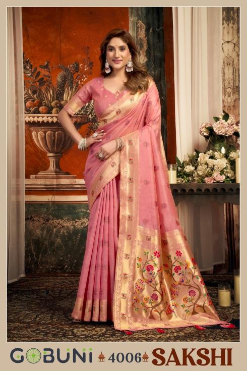 Gobuni sakshi saree wholesale clothing jaipur india